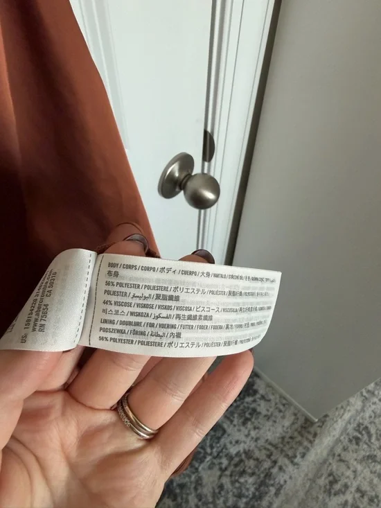 Abercrombie & Fitch Satin Slip Midi Dress Lace - Picture 5 of 7